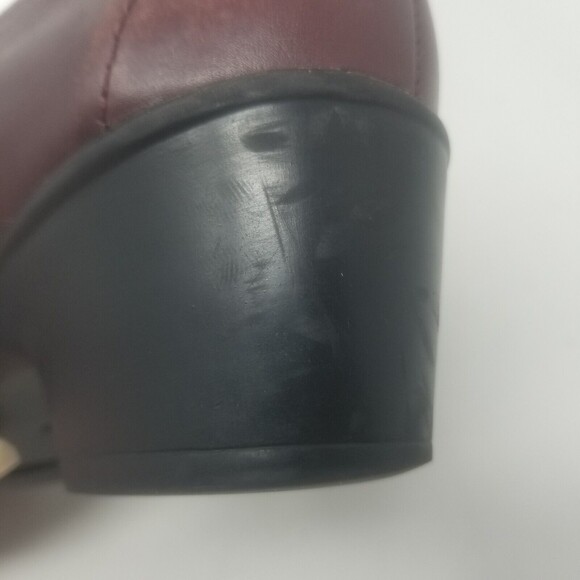 Clarks Collection Genette Vista Buckle Heeled Ankle Bootie Brown Leather Sz 7 M - Picture 11 of 12